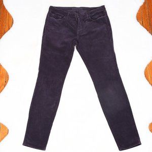 J Brand Purple Corduroy Skinny Leg Pants | Size 32